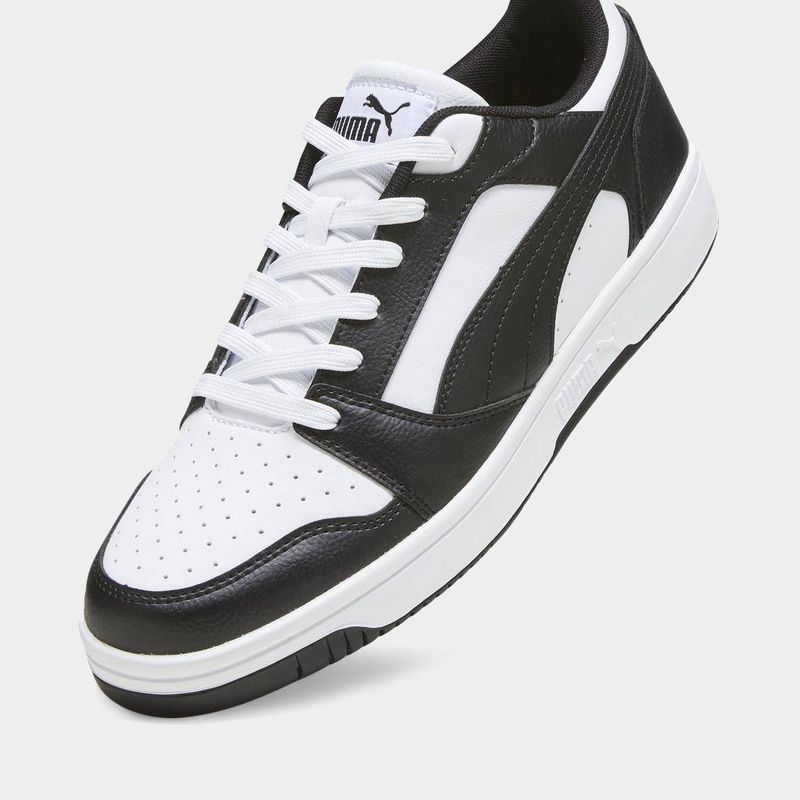 Zapatillas-Urbano-Puma-Hombres-392328-01-Rebound-V6-Low-Sintetico-BLANCO-9-5