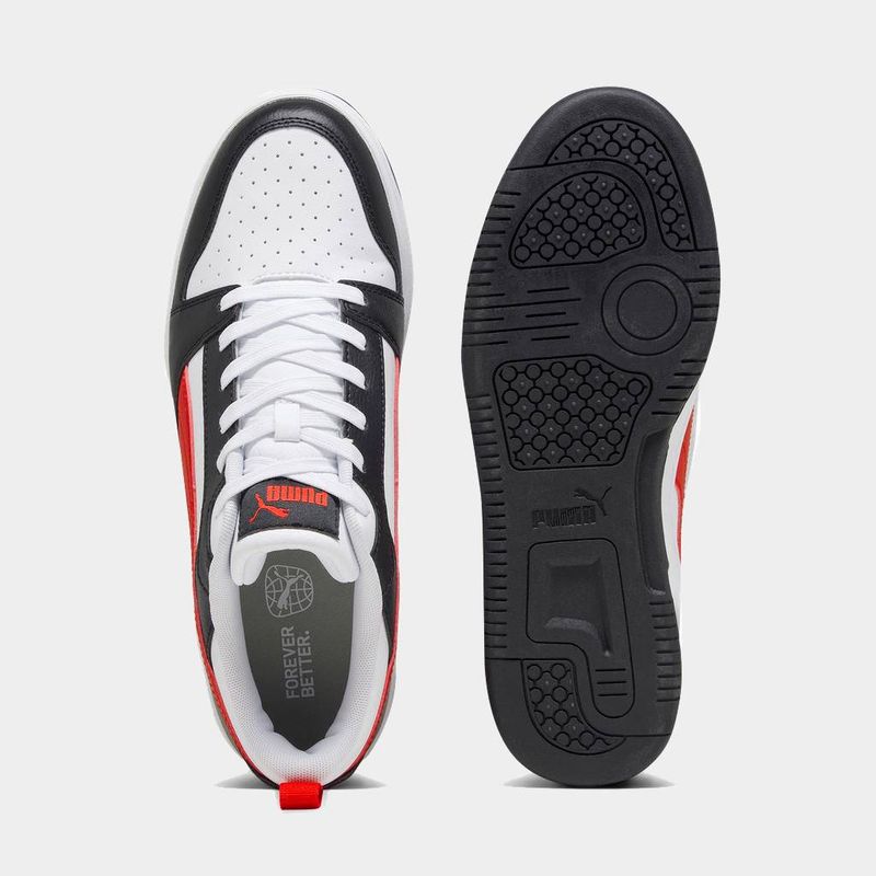 Zapatillas-Urbano-Puma-Hombres-392328-04-Rebound-V6-Low-Sintetico-BLANCO-7.5