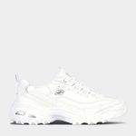 Zapatillas-Urbano-Skechers-Mujeres-11931-Wsl-D-Lites-Cuero-BLANCO-6.5
