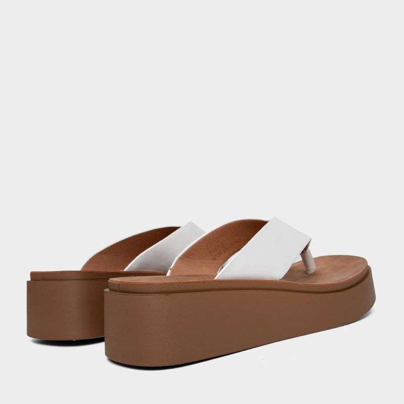 Sandalias-Casual-Footloose-Mujeres-Fch-Nw003-Mikela-Pu-BLANCO-36