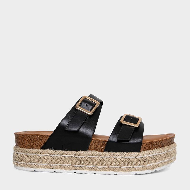 Sandalias-Casual-Footloose-Mujeres-Fch-Fs012-Belen-Pu-NEGRO-35