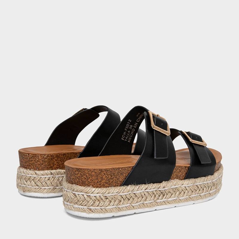 Sandalias-Casual-Footloose-Mujeres-Fch-Fs012-Belen-Pu-NEGRO-35