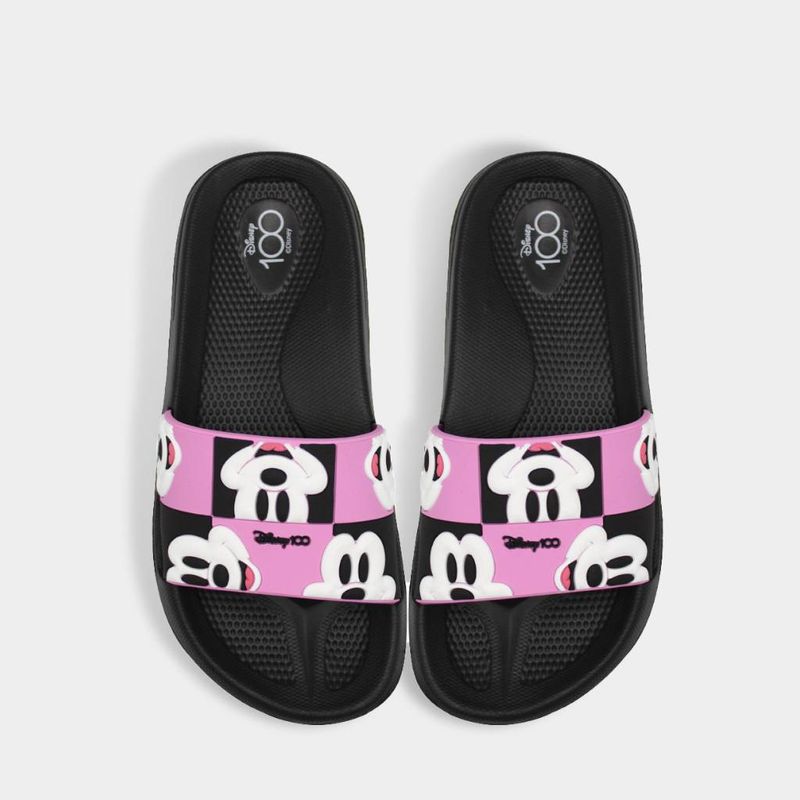 Sandalias-Casual-Childrens-Club-Mujeres-2Ky022-Disney-100-Sintetico-NEGRO-35