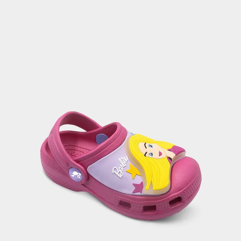 Clogs-Casual-Childrens-Club-Pre-Escolar-2Ar106-Barbie-Eva-FUCSIA-27