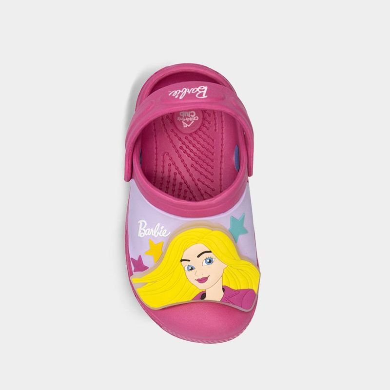Clogs-Casual-Childrens-Club-Pre-Escolar-2Ar106-Barbie-Eva-FUCSIA-27