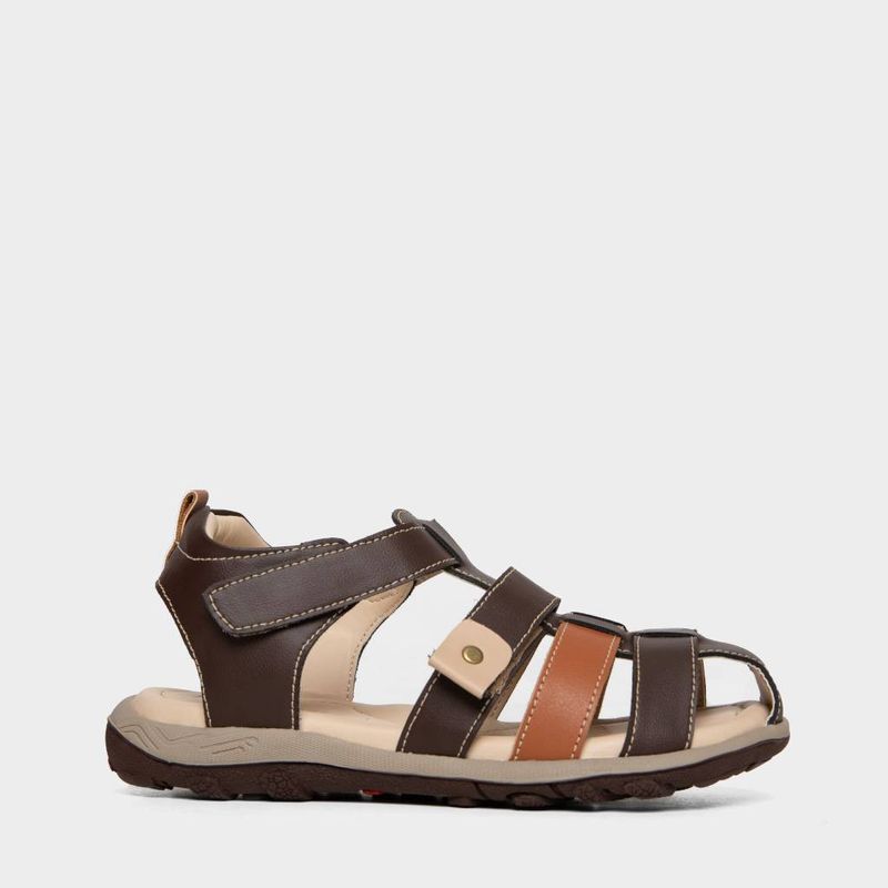 Sandalias-Casual-Footloose-Pre-Escolar-Fpb-024-Francesco-Sintetico-MARRON-30