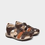 Sandalias-Casual-Footloose-Pre-Escolar-Fpb-024-Francesco-Sintetico-MARRON-30