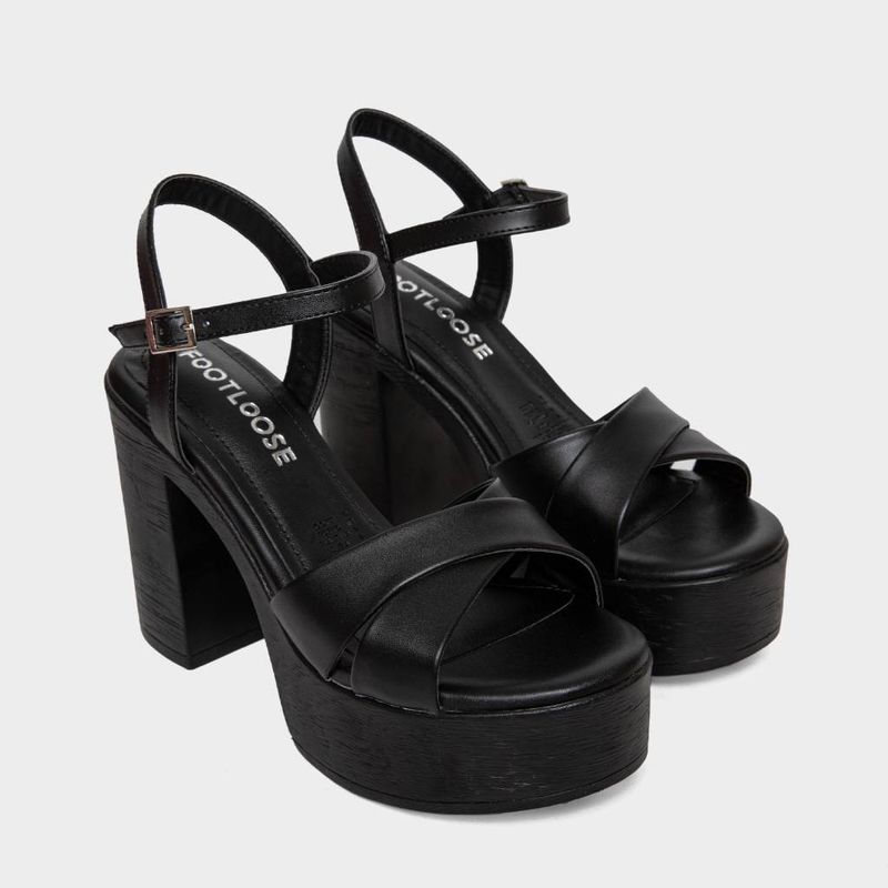 Sandalias-Casual-Footloose-Mujeres-Fds-014-Doluna-Pu-NEGRO-38