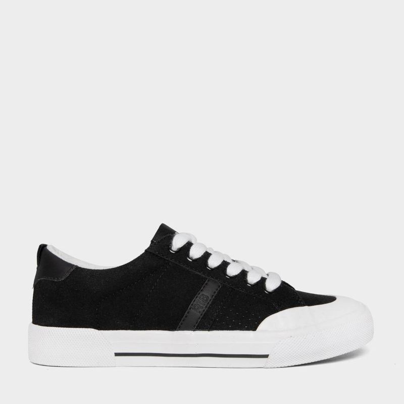 Zapatillas-Urbano-R18-Mujeres-R18-Xw004-Suede-NEGRO-38-1