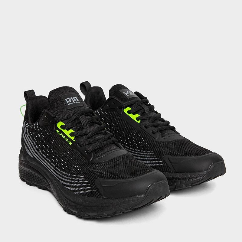 Zapatillas-Deportivo-R18-Hombres-R18-Sk009--Jacquard-NEGRO-39