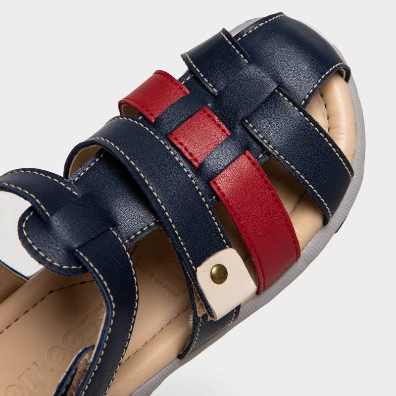 Sandalias-Casual-Footloose-Pre-Escolar-Fpb-024-Francesco-Sintetico-AZUL-32