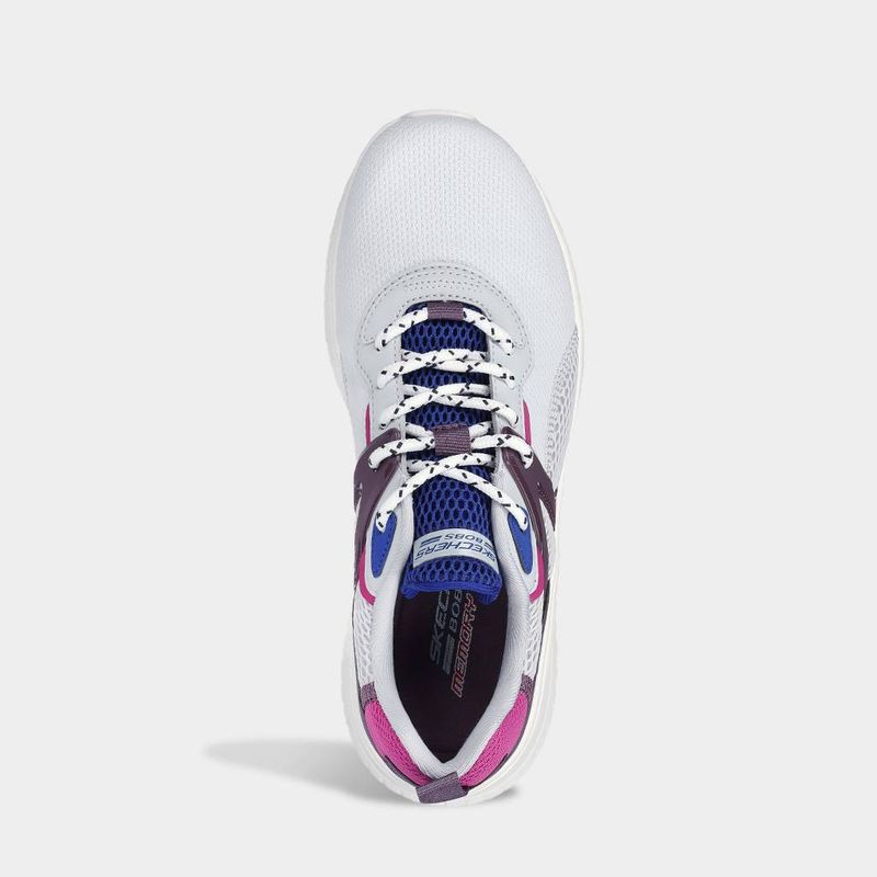 Zapatillas-Urbano-Skechers-Mujeres-117237-Lgmt-Bobs-Squad-Chaos-Textil-GRIS-8.5