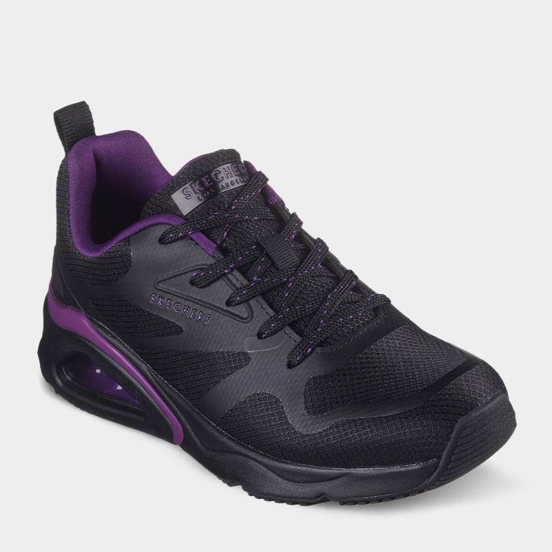 Zapatillas-Deportivo-Skechers-Mujeres-177421-Bbk-Tres-Air-Sintetico-NEGRO-6.5