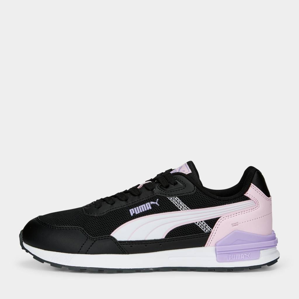 TENIS PUMA MUJER GRAVITON MEGA NEGRO ROSADO