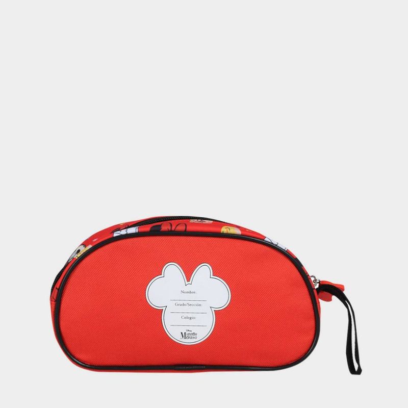 Cartuchera-Escolar-Artesco-Infante-Ar16380311-Minnie-Mouse-Textil-ROJO-Talla-Unica