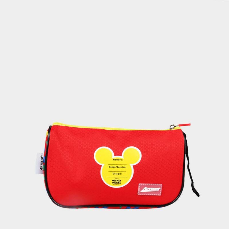 Cartuchera-Escolar-Artesco-Infante-Ar16380418-Mickey-Mouse-Textil-ROJO-Talla-Unica