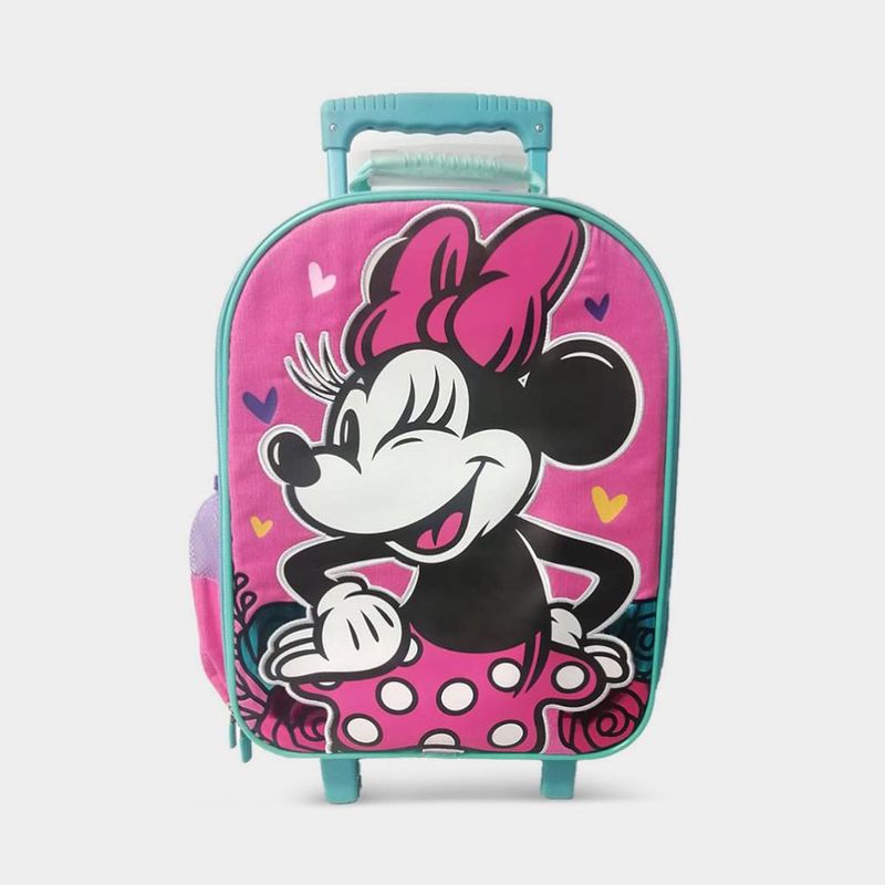 Maleta-Escolar-Artesco-Infante-Ar16380272-Minnie-Mouse-Textil-ROSADO-Talla-Unica