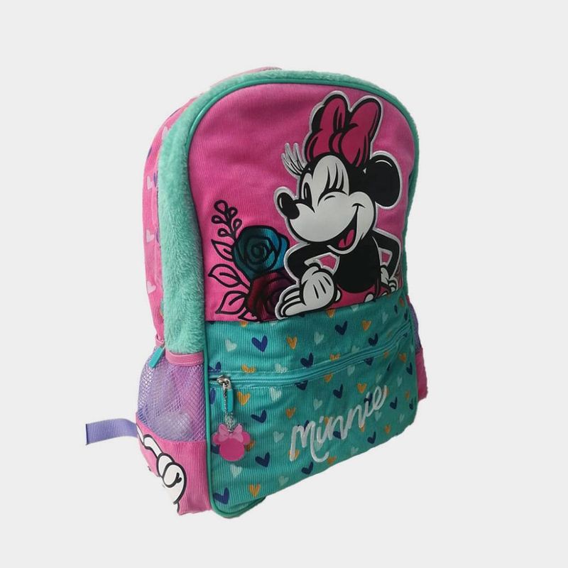 Mochila-Escolar-Artesco-Infante-Ar16380273-Minnie-Mouse-Textil-ROSADO-Talla-Unica