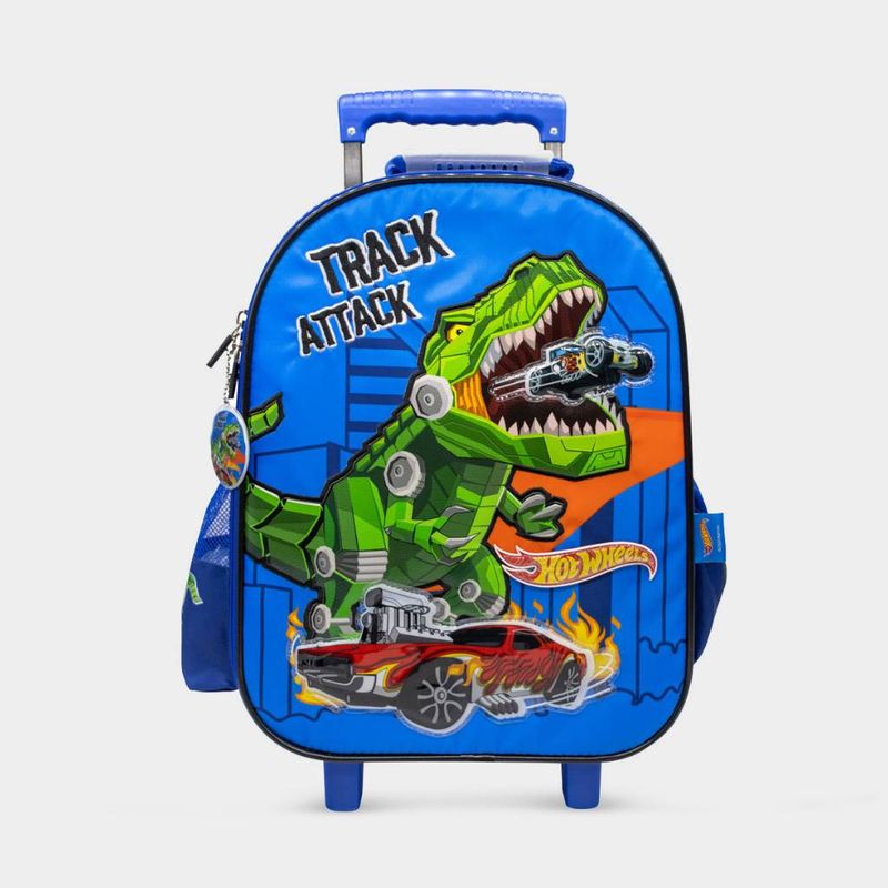 Maleta-Escolar-Childrens-Club-Pre-Escolar-6Htw2000016-Hot-Wheels-Textil-AZUL-Talla-Unica