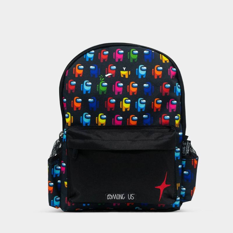 Mochila-Escolar-Statement-Junior-6Amu2020010-Among-Us-Textil-MULTICOLOR-Talla-Unica