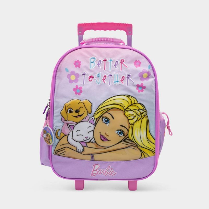 Maleta-Escolar-Childrens-Club-Infante-6Bar2000033-Barbie-Textil-LILA-Talla-Unica