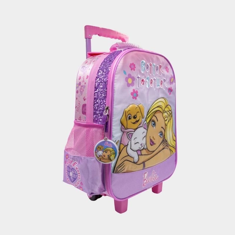 Maleta-Escolar-Childrens-Club-Infante-6Bar2000033-Barbie-Textil-LILA-Talla-Unica