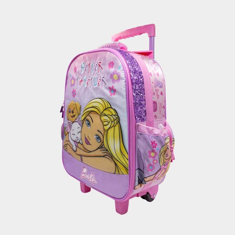 Maleta-Escolar-Childrens-Club-Infante-6Bar2000033-Barbie-Textil-LILA-Talla-Unica
