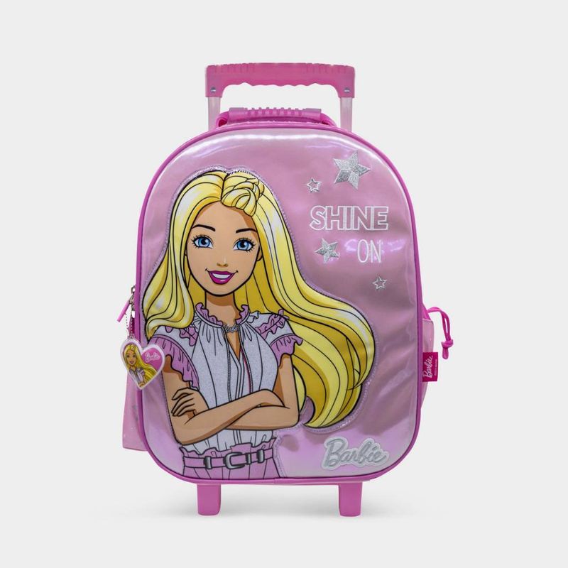 Maleta-Escolar-Childrens-Club-Infante-6Bar2000036-Barbie-Textil-ROSADO-Talla-Unica