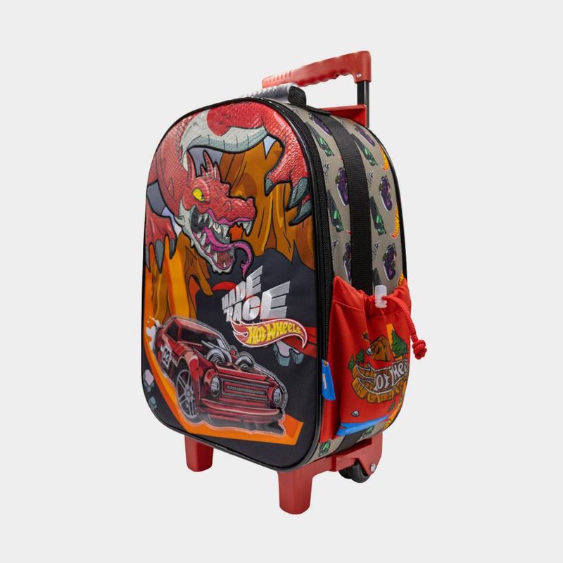 Maleta-Escolar-Childrens-Club-Pre-Escolar-6Htw2000015-Hot-Wheels-Textil-ROJO-Talla-Unica
