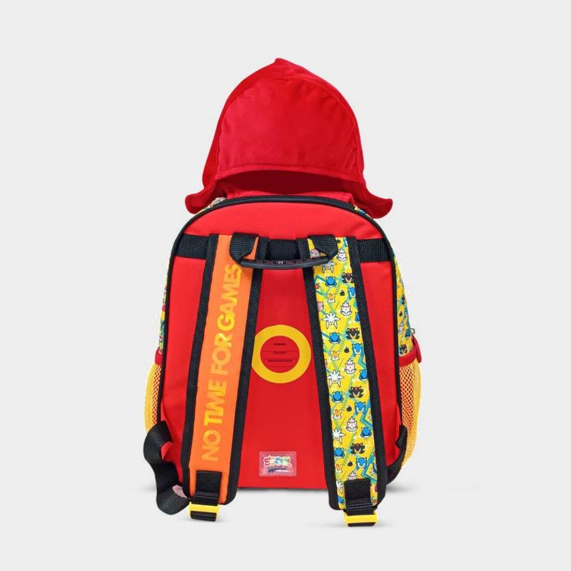 Mochila-Casual-Scool-Pre-Escolar-803891-Sonic-Sintetico-ROJO-Talla-Unica
