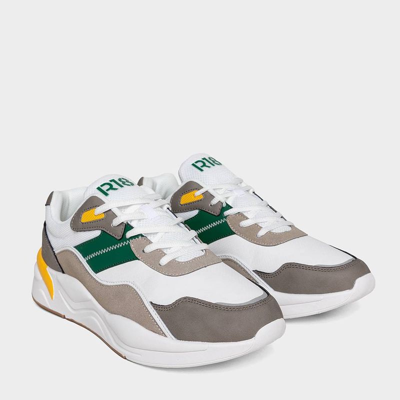 Zapatillas-Urbano-R18-Hombres-R18-Cd091--Suede-BLANCO-39