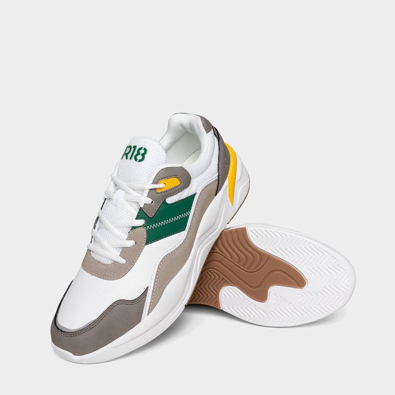 Zapatillas-Urbano-R18-Hombres-R18-Cd091--Suede-BLANCO-41