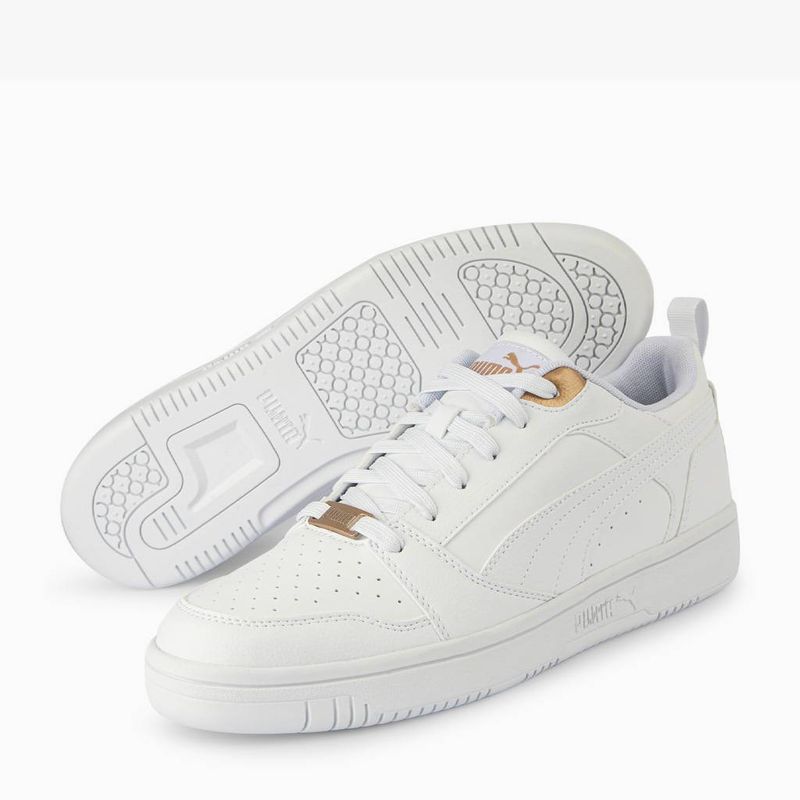 Zapatillas-Urbano-Puma-Mujeres-398254-01-Rebound-V6-Sintetico-BLANCO-4