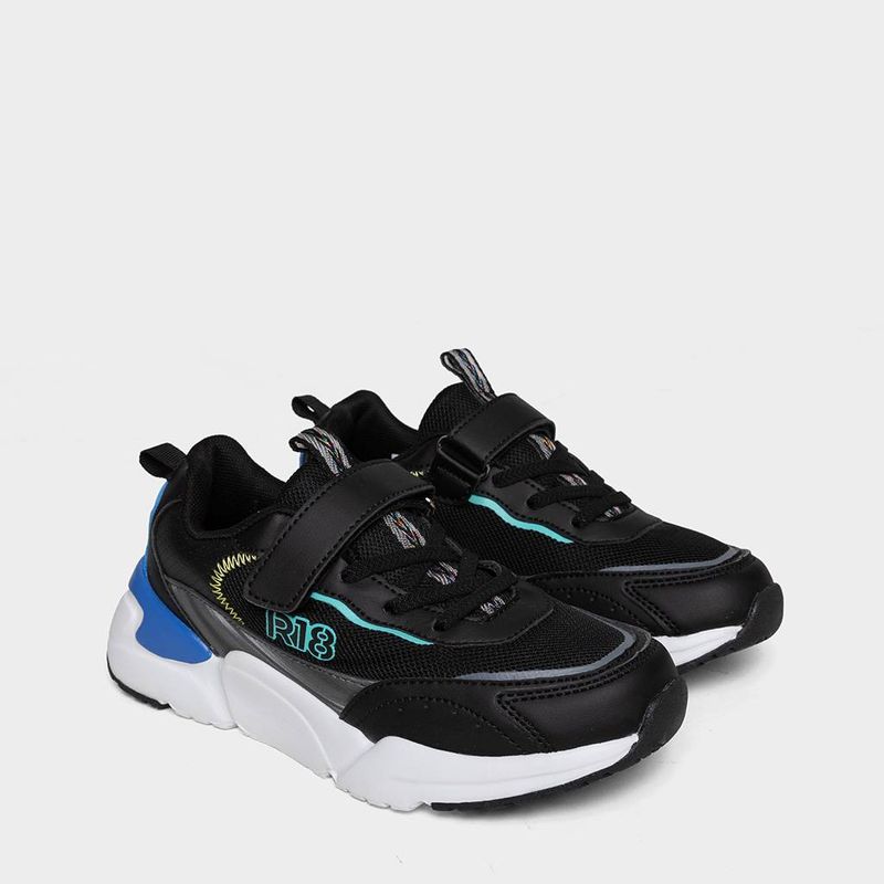 Zapatillas-Urbano-R18-Pre-Escolar-R18-Qy031--Textil-NEGRO-28