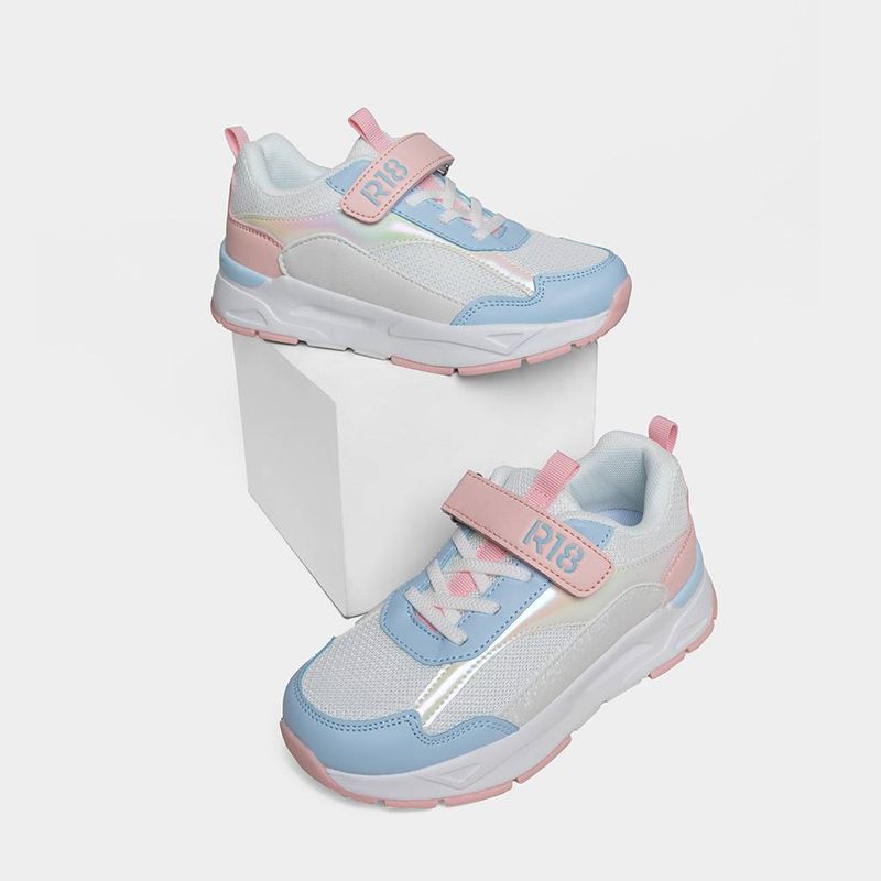 Zapatillas-Urbano-R18-Pre-Escolar-R18-Qy045--Textil-BLANCO-ROSA-CELESTE-29