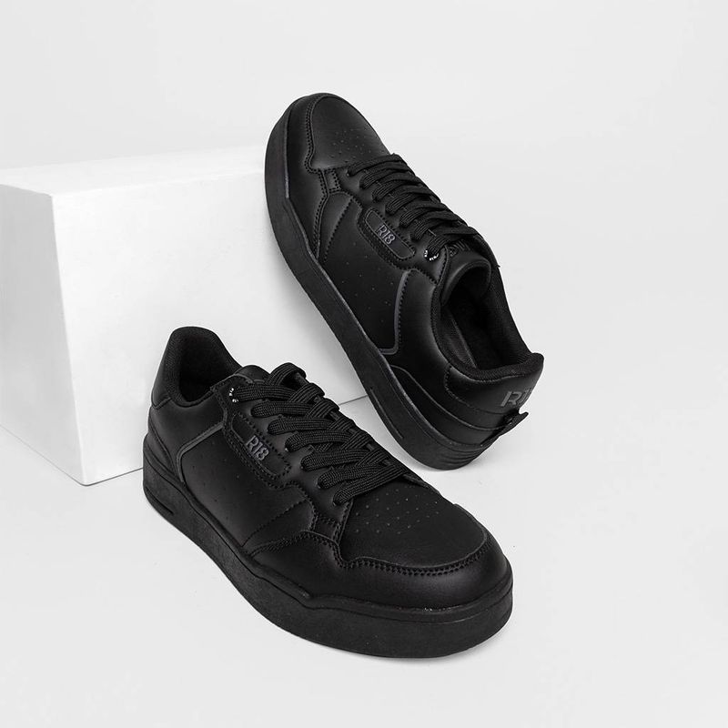 Zapatillas-Urbano-R18-Hombres-R18-Xw005--Sintetico-NEGRO-39