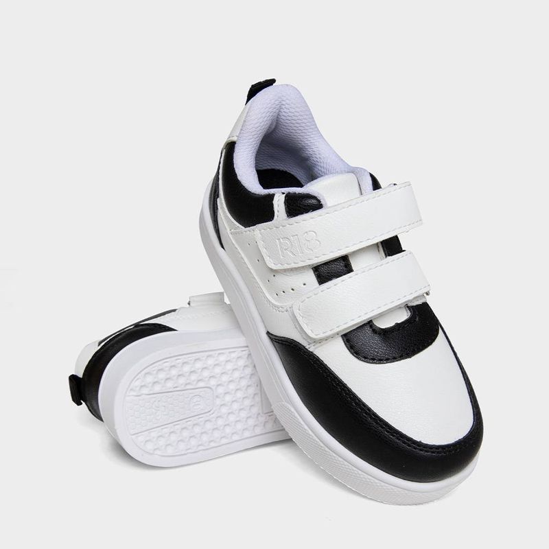 Zapatillas-Urbano-R18-Pre-Escolar-R18-Lc003--Sintetico-BLANCO-NEGRO-29