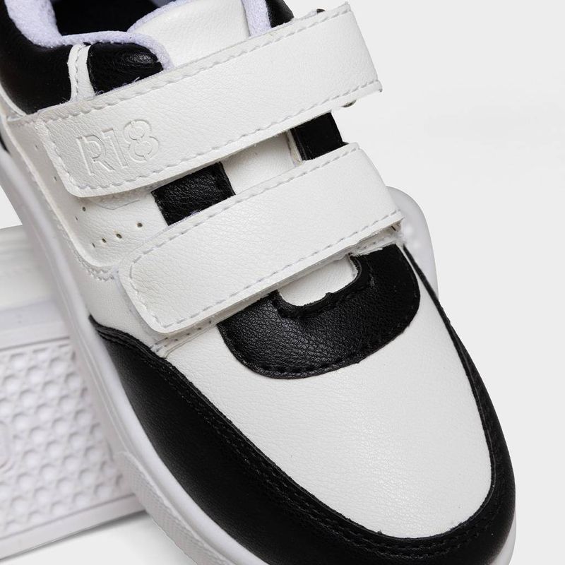 Zapatillas-Urbano-R18-Pre-Escolar-R18-Lc003--Sintetico-BLANCO-NEGRO-29