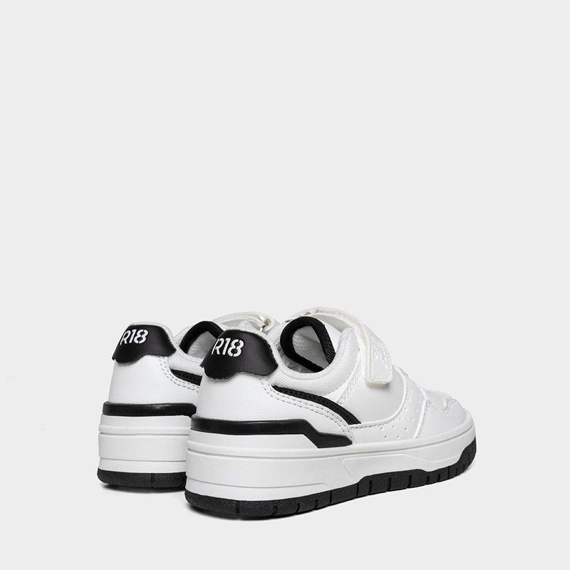 Zapatillas-Urbano-R18-Infante-R18-Xw013--Sintetico-BLANCO-NEGRO-22