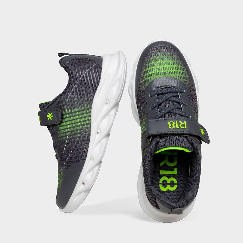 Zapatillas-Urbano-R18-Pre-Escolar-R18-Qy056--Textil-GRIS-VERDE-28