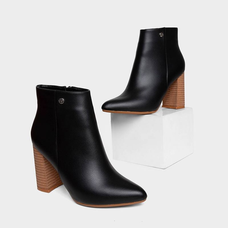 Botines-Casual-Footloose-Mujeres-Fs-035-Winny-Pu-NEGRO-37