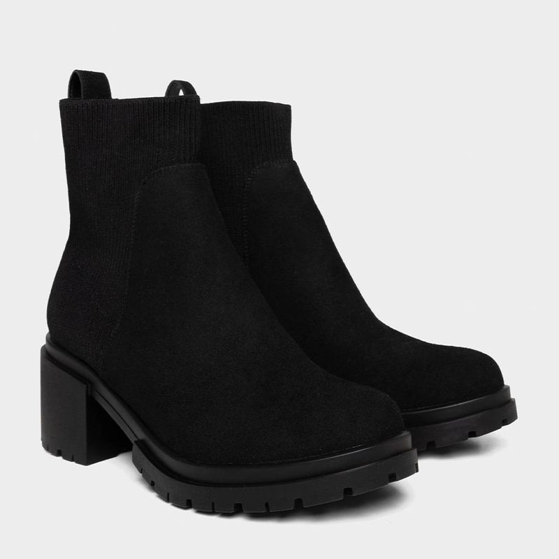 Botines-Casual-Footloose-Mujeres-Flk-005-Milan-Microfibra-NEGRO-35