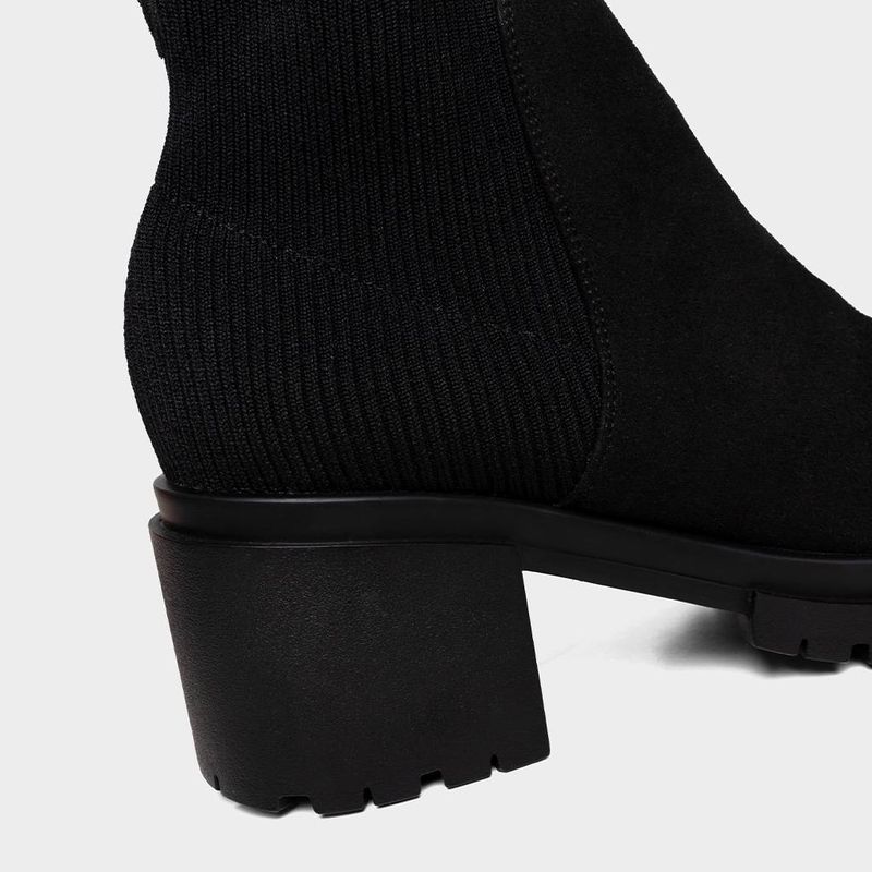 Botines-Casual-Footloose-Mujeres-Flk-005-Milan-Microfibra-NEGRO-35