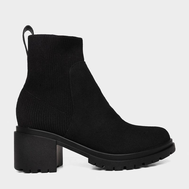 Botines-Casual-Footloose-Mujeres-Flk-005-Milan-Microfibra-NEGRO-36
