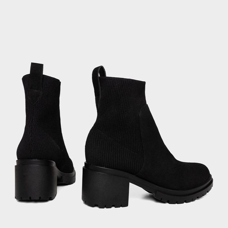 Botines-Casual-Footloose-Mujeres-Flk-005-Milan-Microfibra-NEGRO-36
