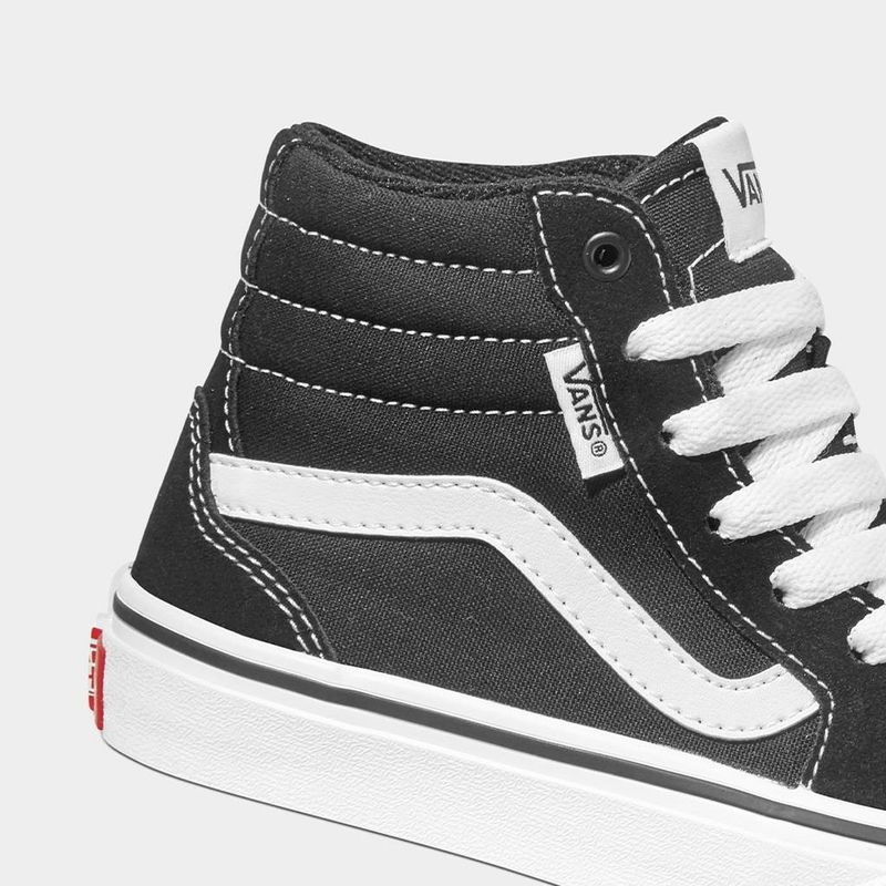 Zapatillas-Urbano-Vans-Junior-Vn0A5Hzdiju-Filmore-Hi-Lona-NEGRO-6.5