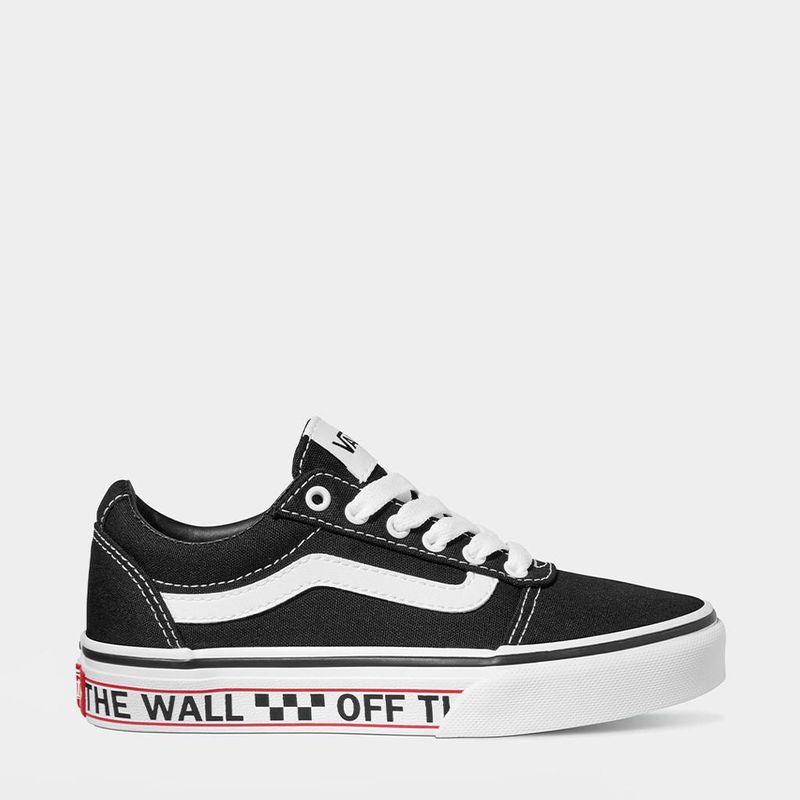 Zapatillas-Urbano-Vans-Junior-Vn0A38J9Bzw-Ward-Lona-NEGRO-3.5