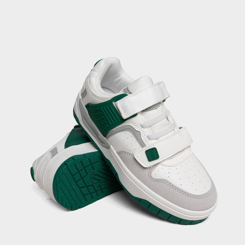 Zapatillas-Urbano-R18-Pre-Escolar-R18-Xw019--Sintetico-BLANCO-VERDE-29