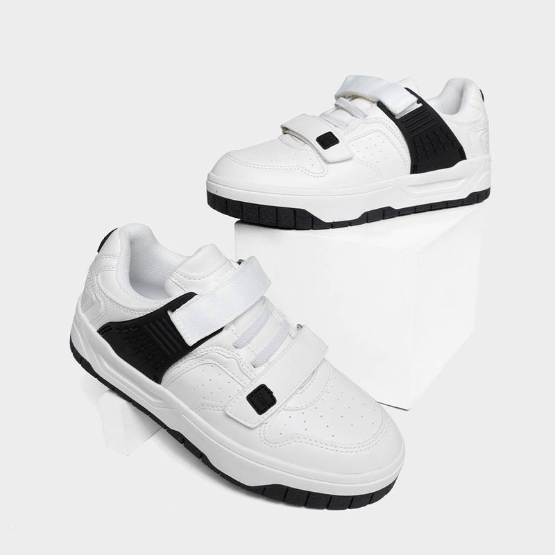 Zapatillas-Urbano-R18-Pre-Escolar-R18-Xw019--Sintetico-BLANCO-NEGRO-32