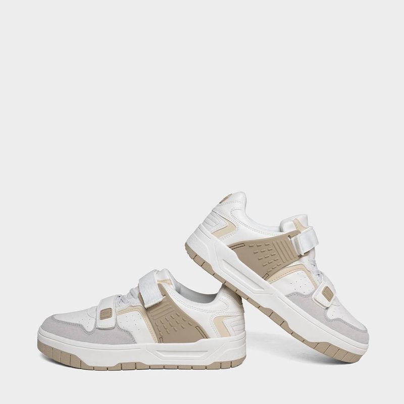 Zapatillas-Urbano-R18-Junior-R18-Xw020--Sintetico-BEIGE-BLANCO-37